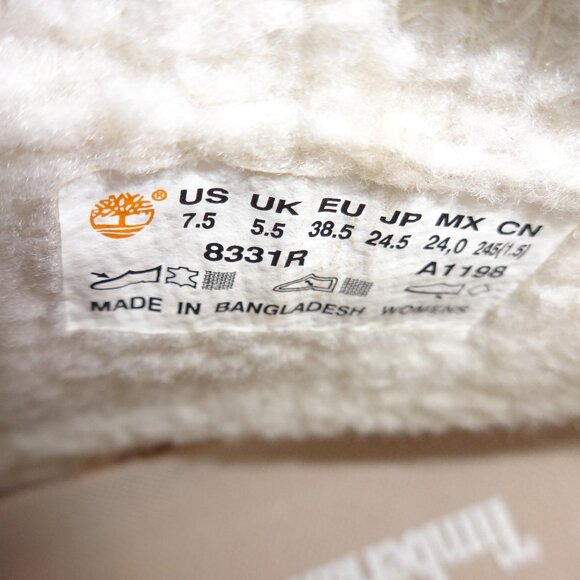 Timberland Teddy women's size 7.5 light Grey nubuck leather lace up boots, - Picture 5 of 13